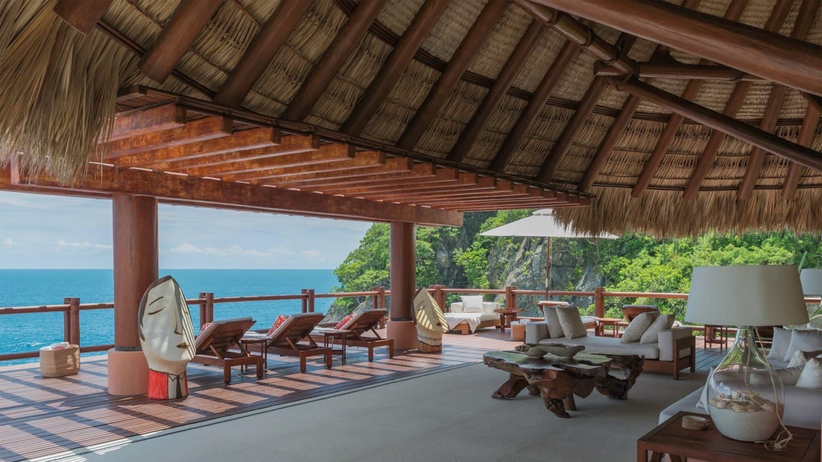 Palapa lounge